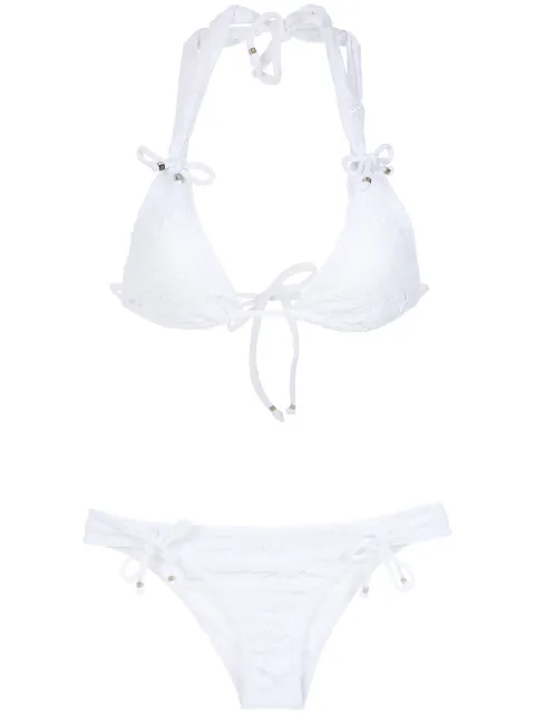 Amir Slama Texturierter Bikini