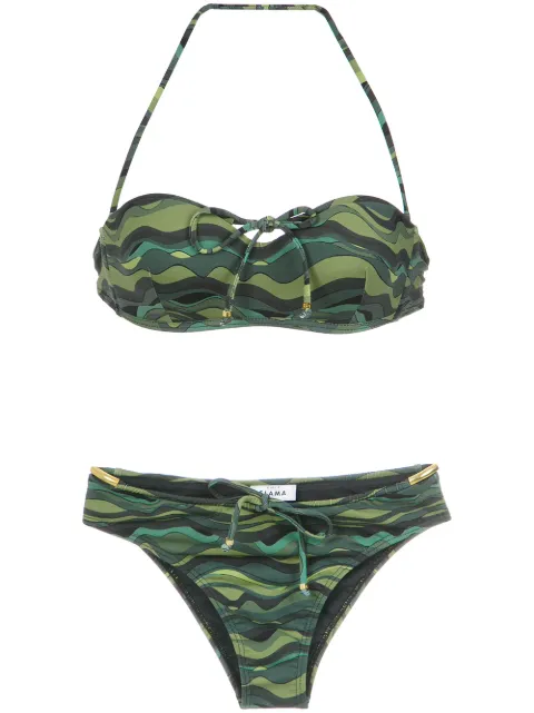 Amir Slama bikini con motivo de ondas