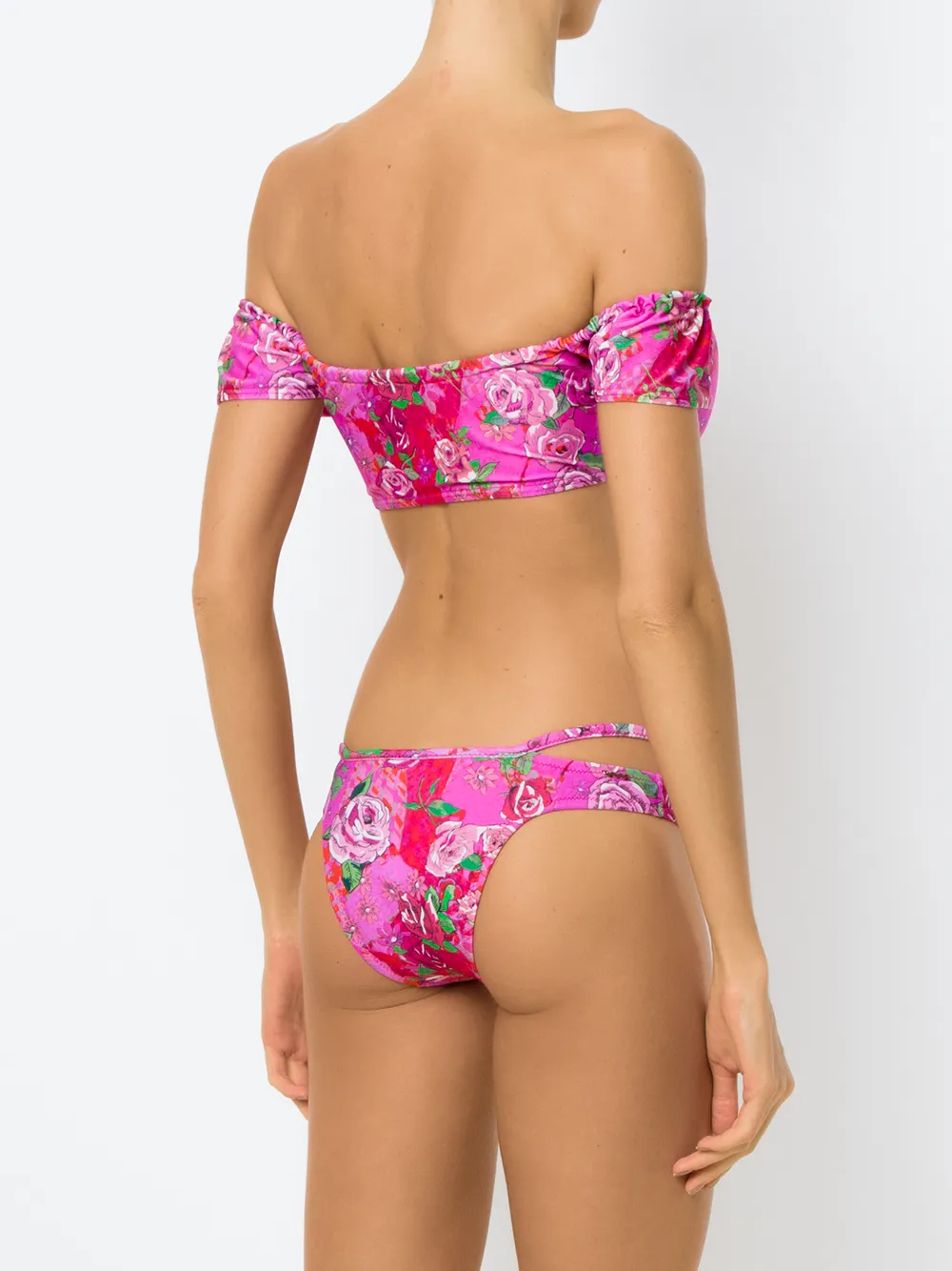 Amir Slama off the shoulder bikini set Roze