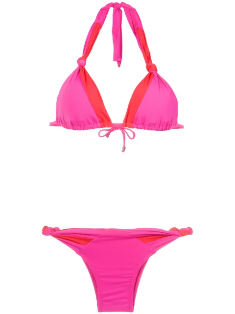 Amir Slama panelled bikini set