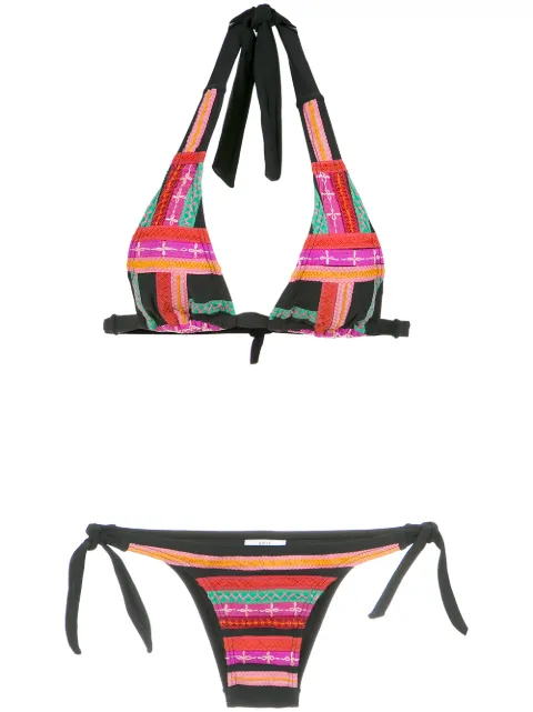 Amir Slama embroidered bikini set