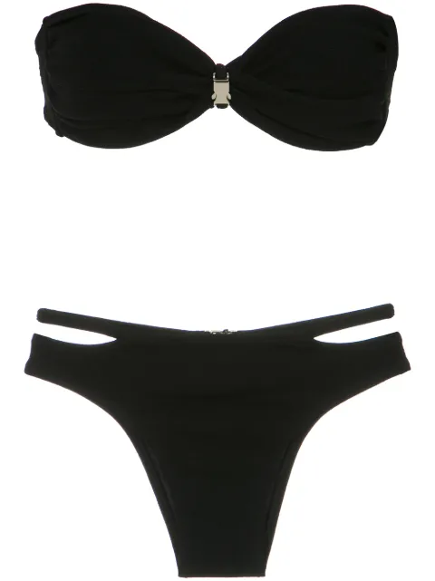 Amir Slama buckle bandeau bikini ser