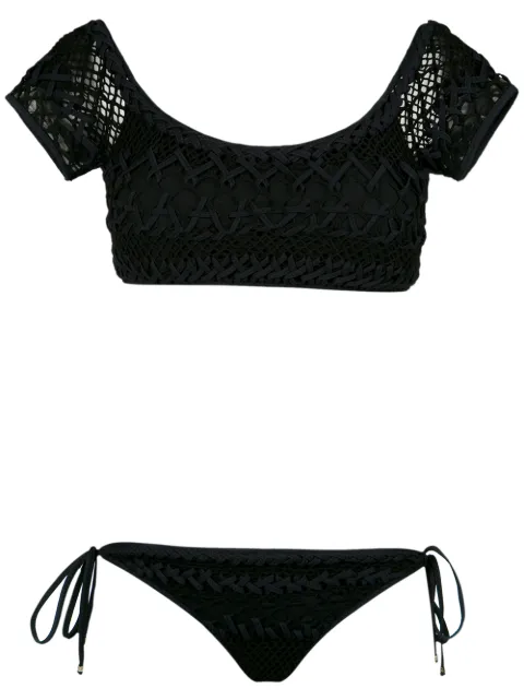 Amir Slama woven bikini set