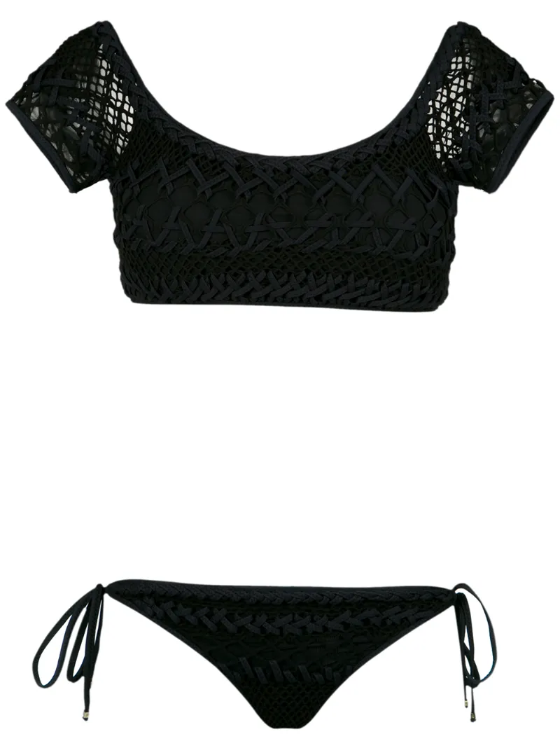 woven bikini set Amir Slama