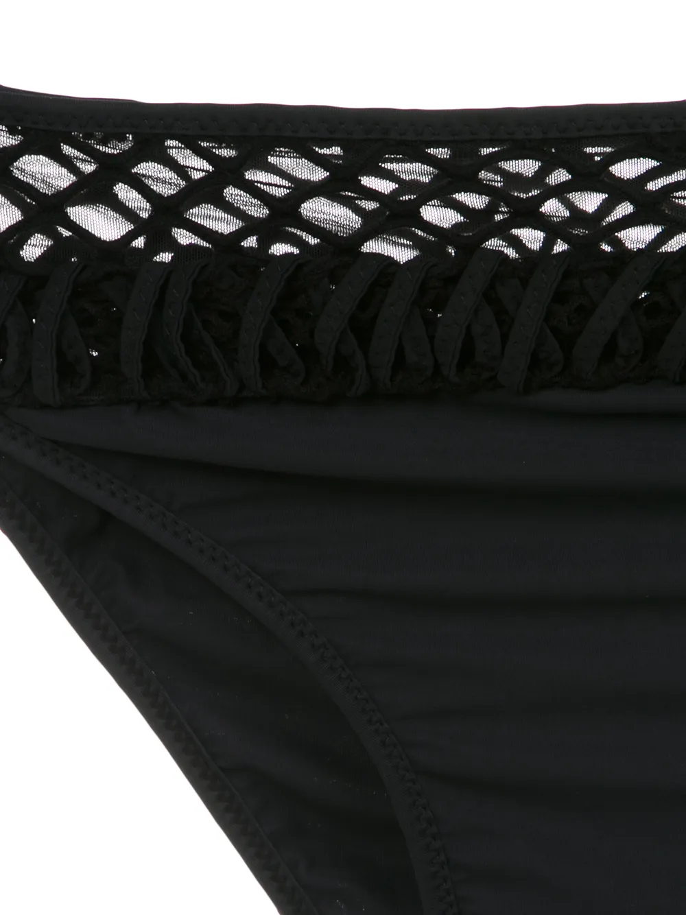 Amir Slama Macramé bikini Zwart
