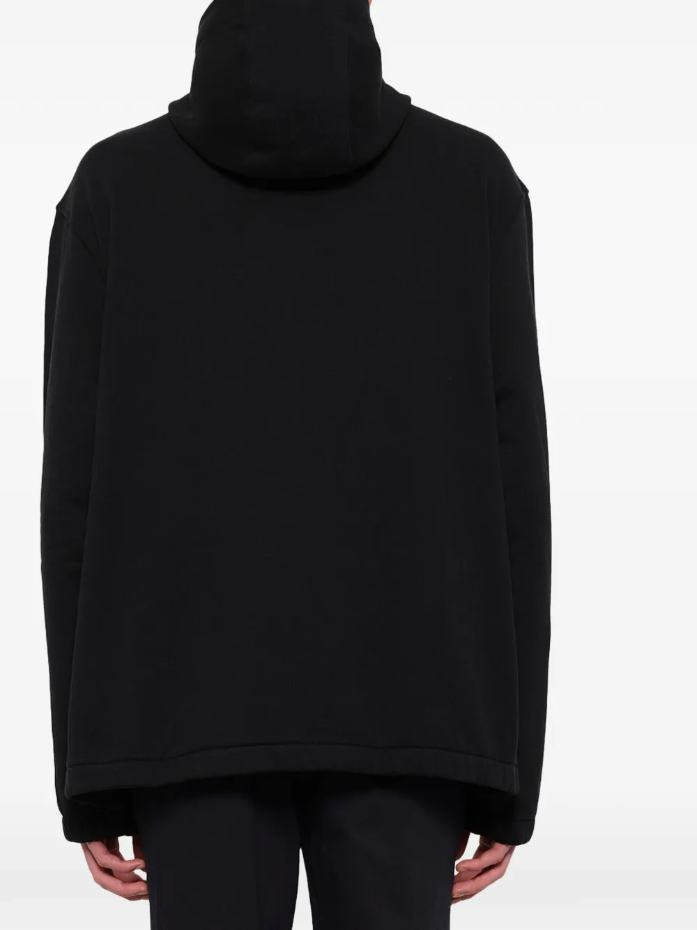 Kenzo zip neck hoodie Zwart