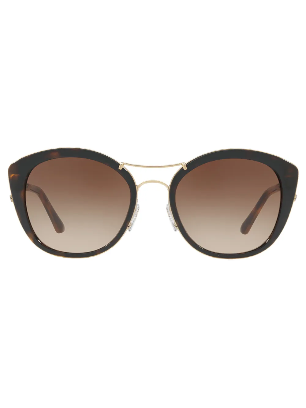 Burberry Eyewear vintage check detail sunglasses Bruin