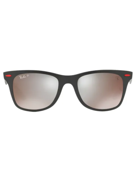Ray-Ban Óculos de sol quadrado espelhado