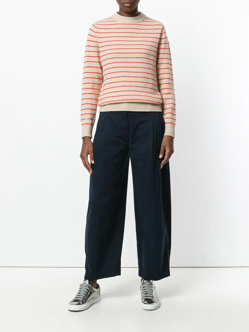 ASPESI wide leg trousers - Blauw