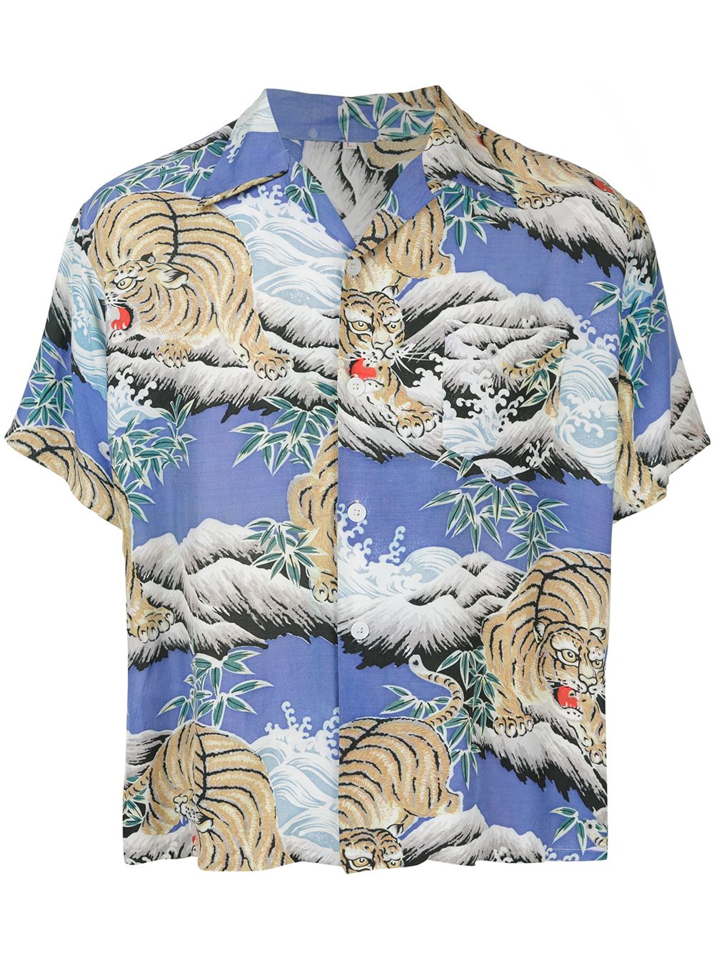 Fake Alpha Vintage 1950s Hawaiian Tiger Print Shirt - Farfetch