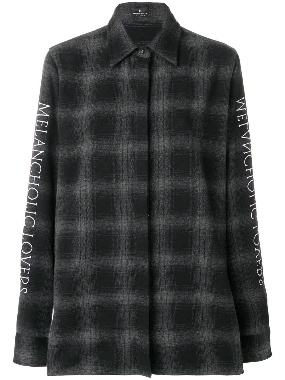 COUNTY OF MILAN Camicia a quadretti - Grigio