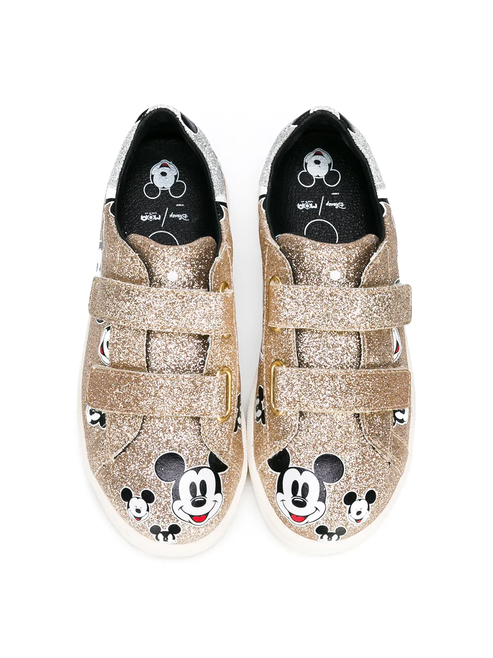 mickey mouse亮片饰板鞋