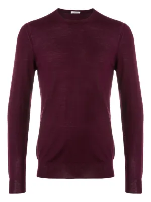 Maison Margiela Work-In-Progress Wool Sweater | Red | FARFETCH