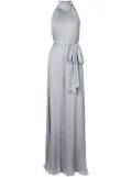 VOZ tie waist draped jumpsuit - Grey