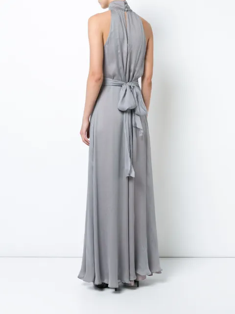 VOZ TIE WAIST DRAPED JUMPSUIT
