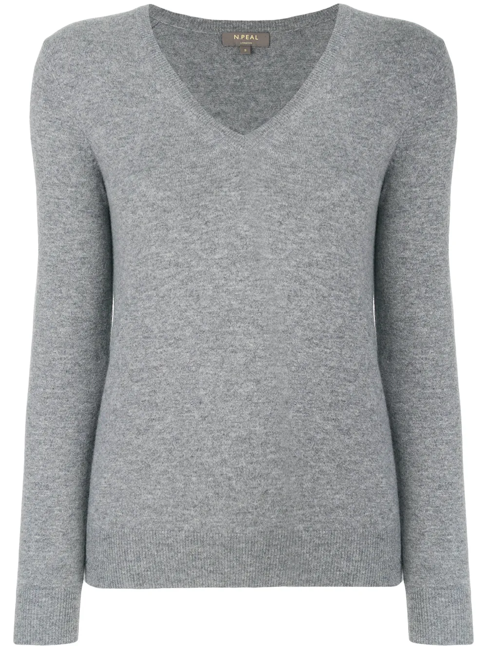 

N.Peal v-neck jumper - Gris