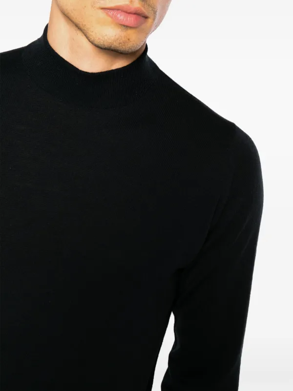 John Smedley turtle-neck Jumper | Black | FARFETCH