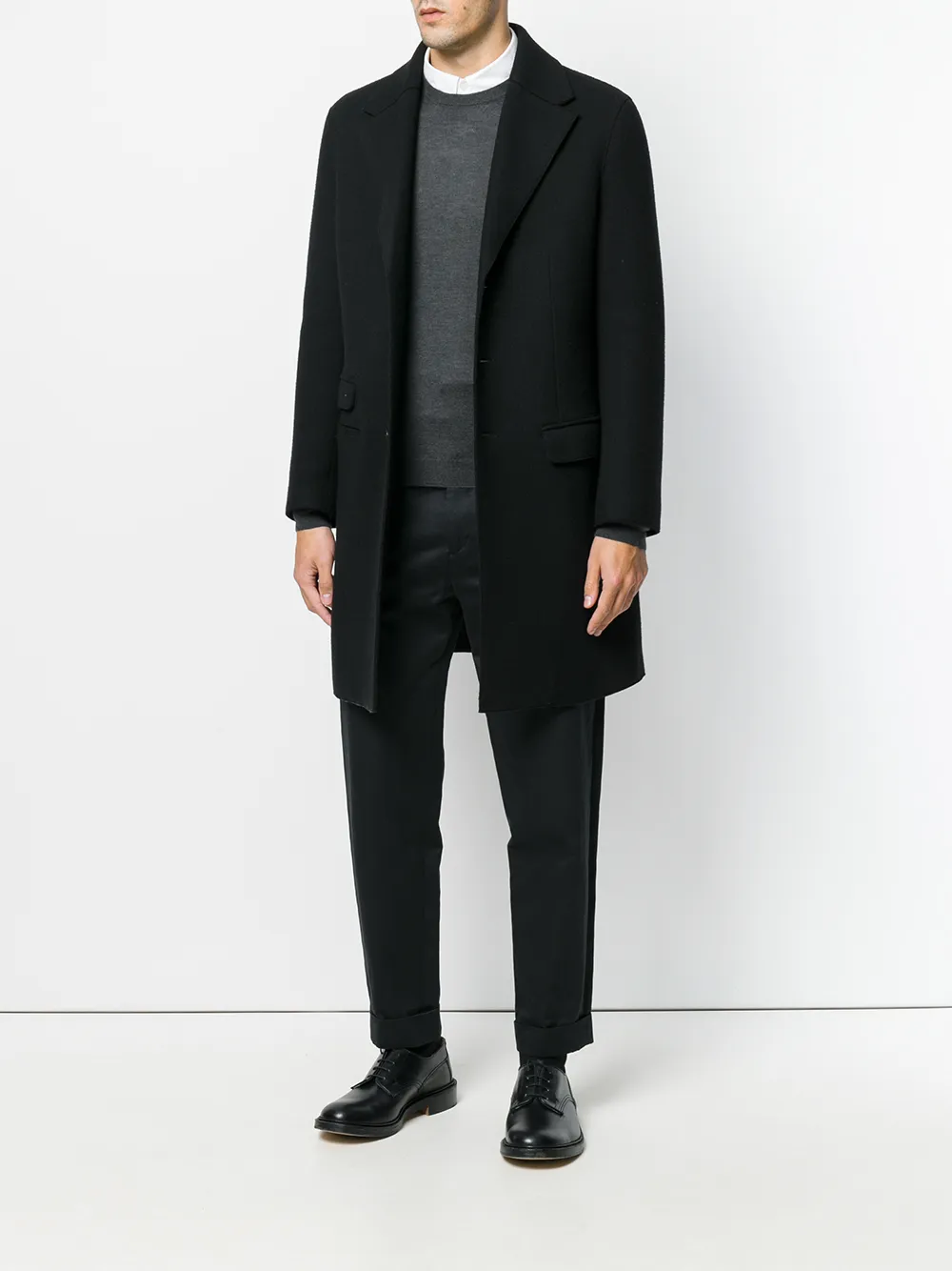 Zanone classic knitted sweater - Grijs