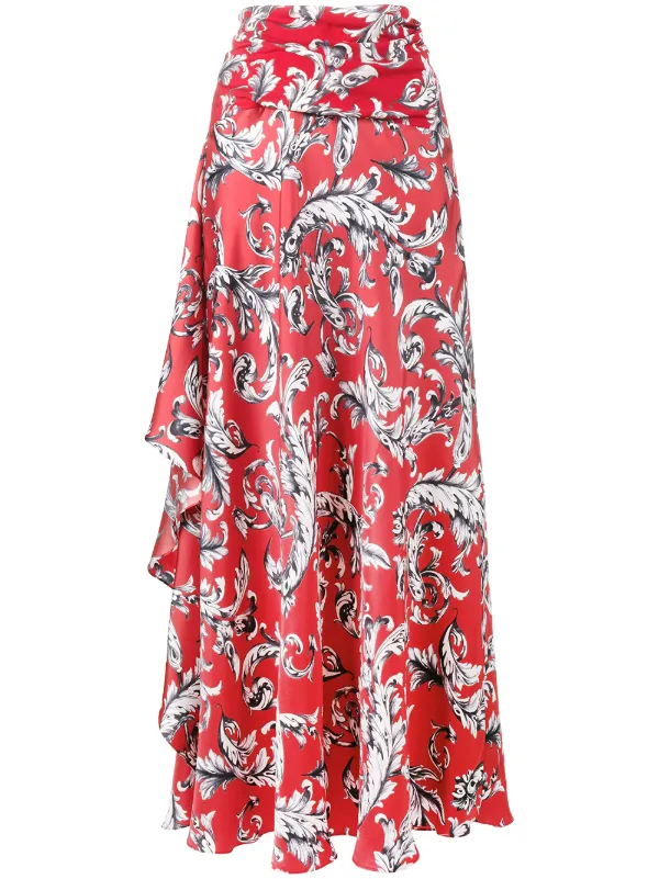 Jw Anderson Asymmetric Draped Maxi Skirt Farfetch