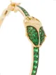 Aurelie Bidermann 18kt gold Scarab Couture tsavorite and diamond earrings