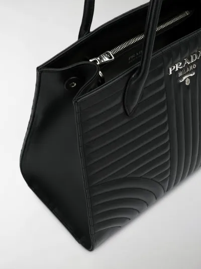 Prada diagramme tote bag