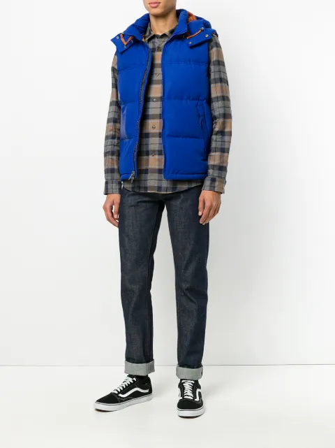 Junya Gesteppte Daunenweste Junya MAN mit Kapuze Watanabe Gesteppte Watanabe MAN ZaUHwqrOZ