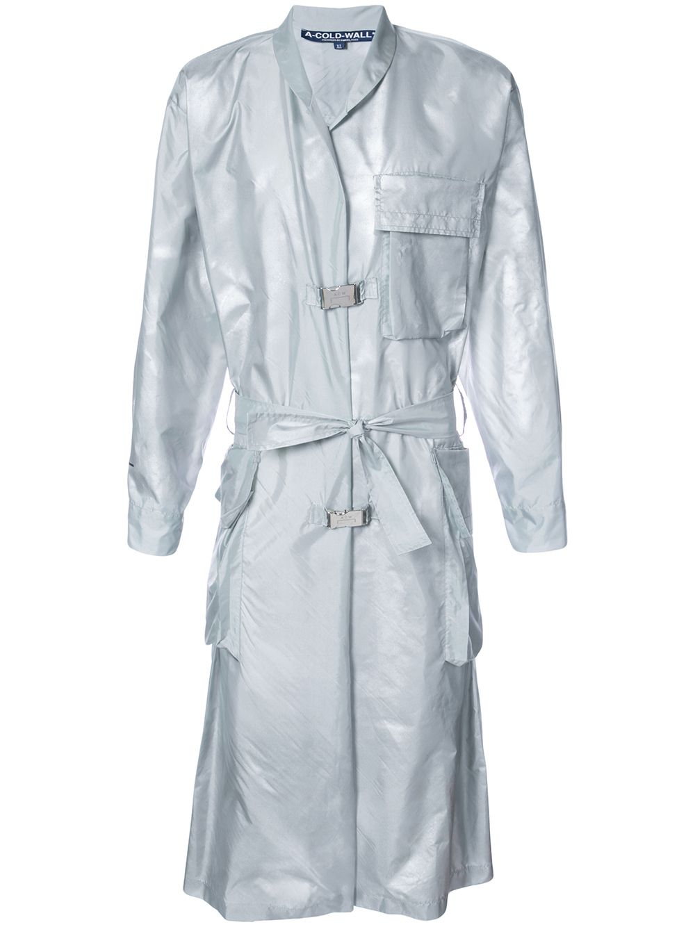 A cold store wall trench coat