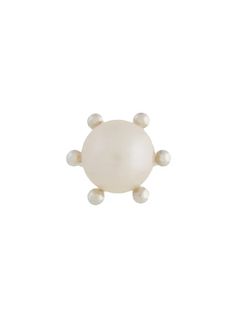 E.M. pearl embellished earring