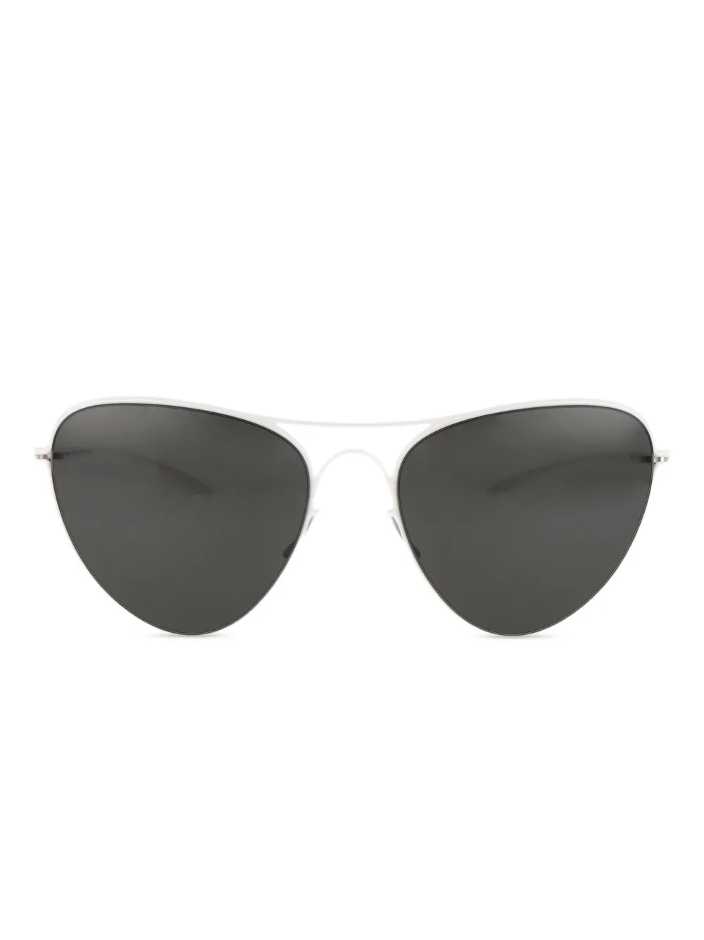 Mykita cat eye aviator sunglasses | أبيض | Image 1