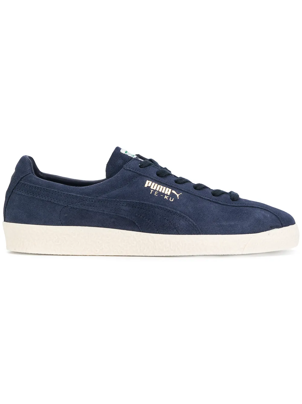 PUMA lace up contrast sneakers Blue