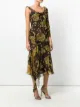 Christian Dior 2005 pre-owned floral print bias-cut dress