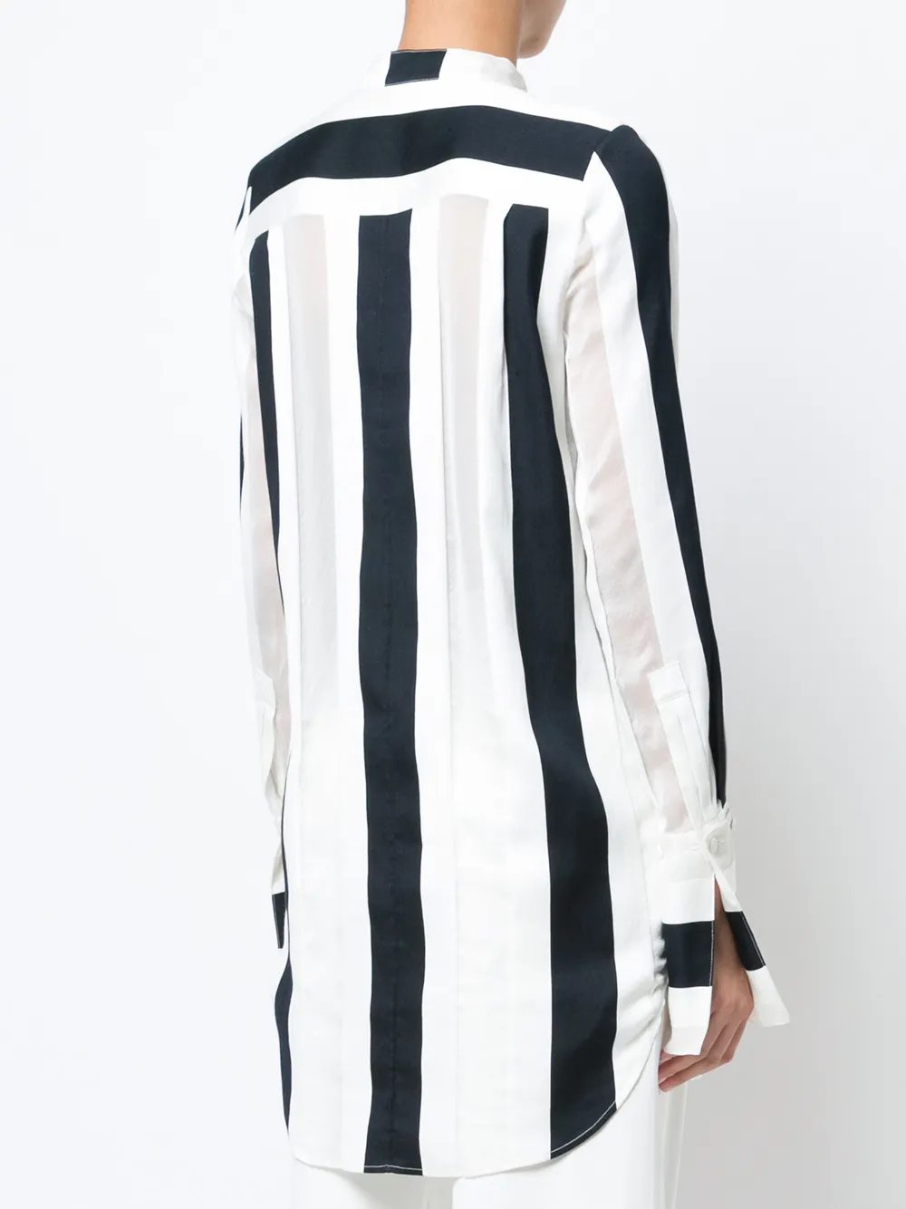 adam lippes 条纹长款衬衫