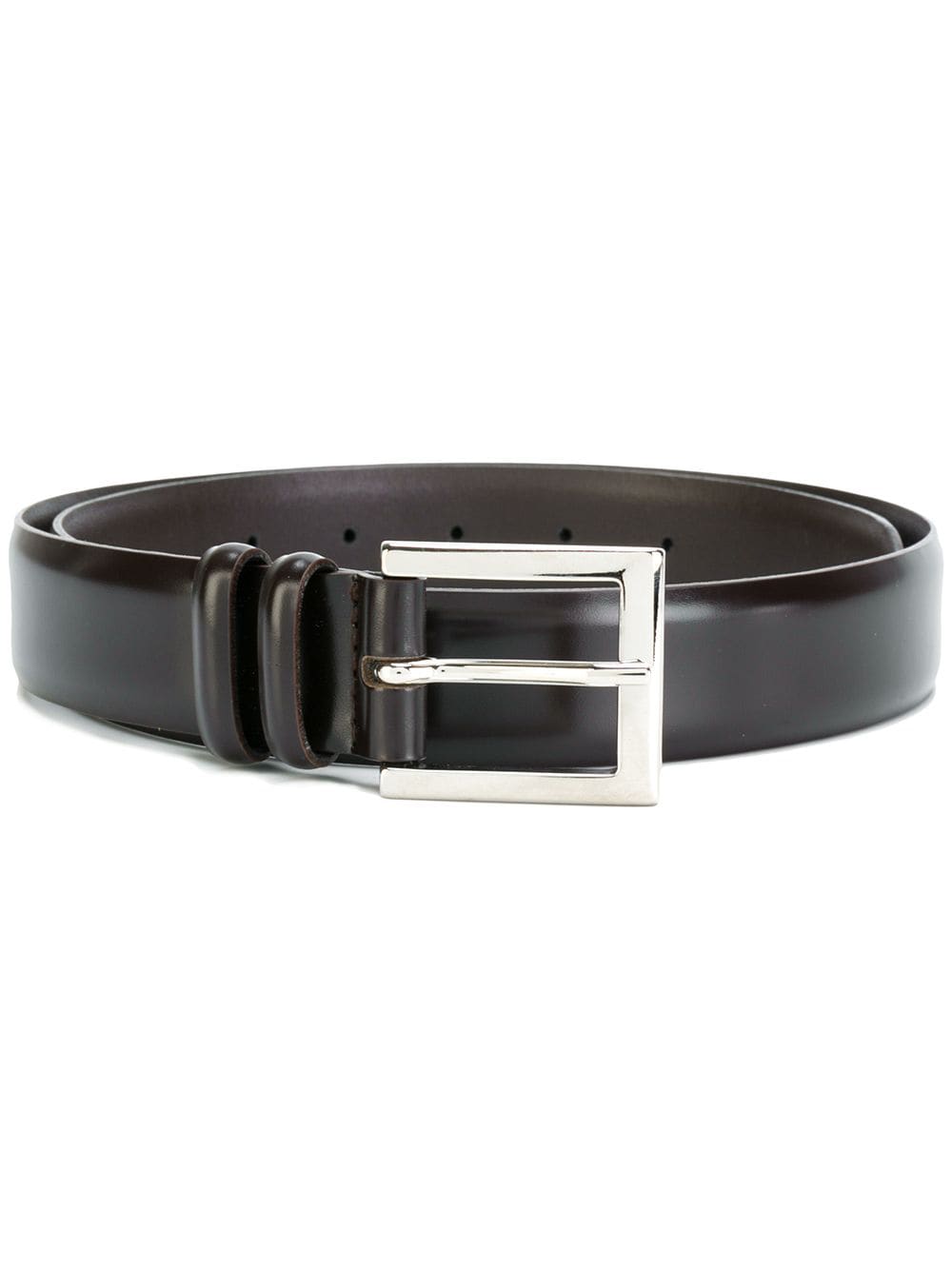 Orciani Classic Buckle Belt In Brown