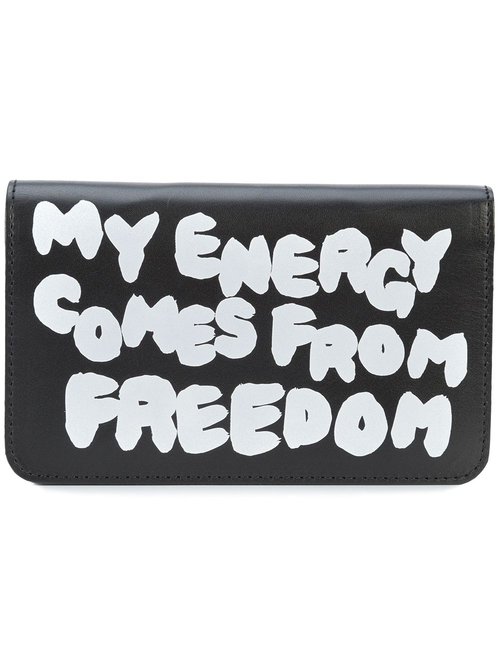 Image 1 of Comme Des Garçons Wallet slogan wallet