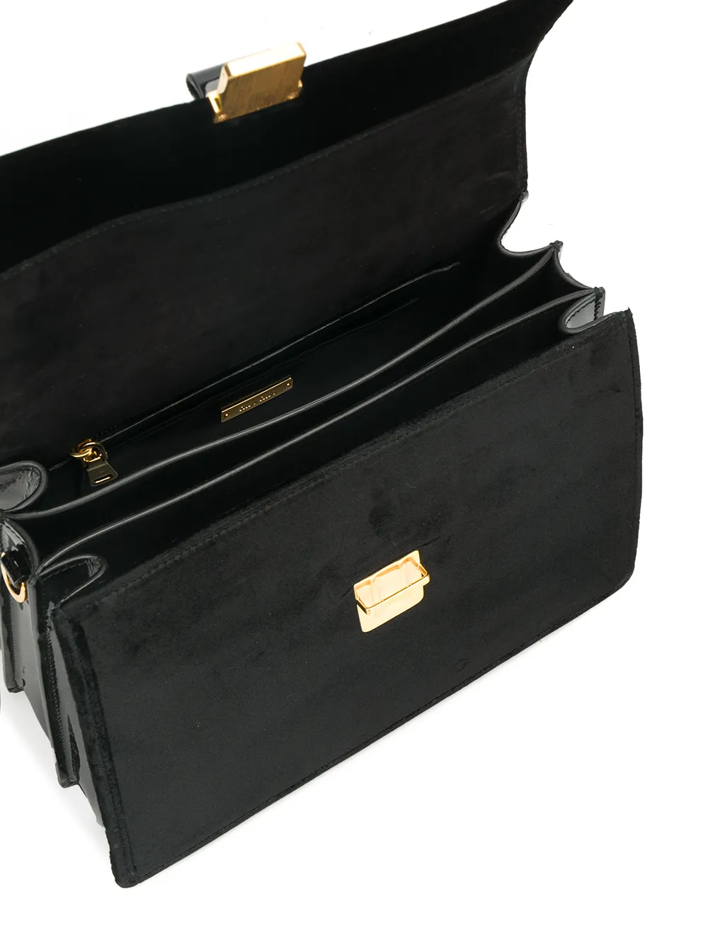 Miu Miu Grosgrain Ribbon Handbag In Black