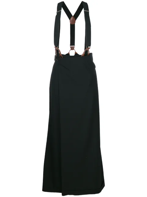 Jean Paul Gaultier Pre-Owned брюки-юбка с подтяжками