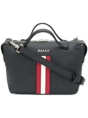 Stripe Trim Shoulder Bag