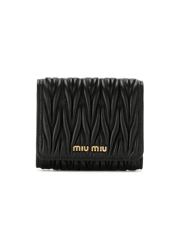 miu miu matelasse wallet