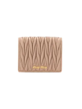 Miu Miu Matelassé Mini Wallet - Farfetch