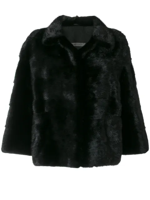 Click to view more detailed imagery on our partner's website Simonetta Ravizza Mink Fur Jacket In Black