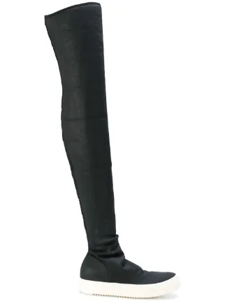 Rick Owens Drkshdw Sneaker Thigh High Boots Farfetch Com
