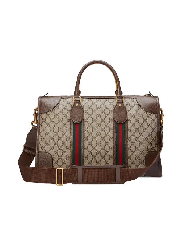 gucci supreme duffle bag