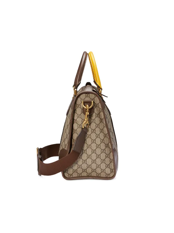 soft gg supreme duffle bag with web