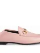 Gucci Pink Brixton Leather loafers