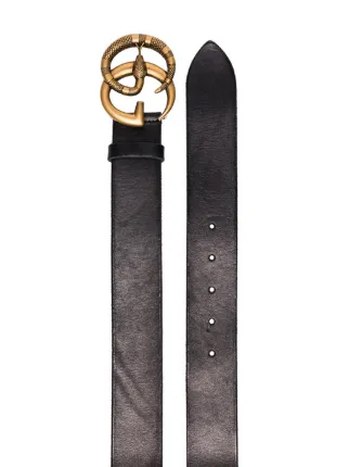 gucci double g snake belt