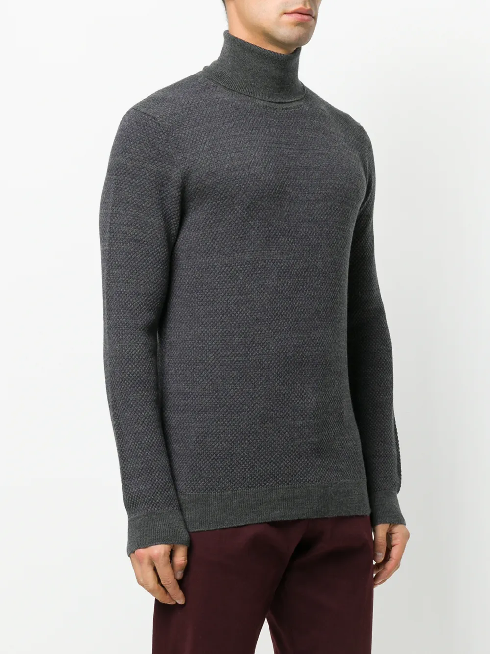 Zanone roll neck sweater Grijs