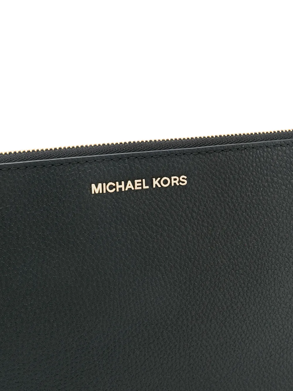 Michael Kors zip clutch bag Zwart