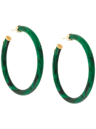 Gas Bijoux Caftan Hoop Earrings Farfetch Gas Bijoux Caftan Hoop Earrings