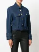 John Galliano Pre-Owned belted denim jacket