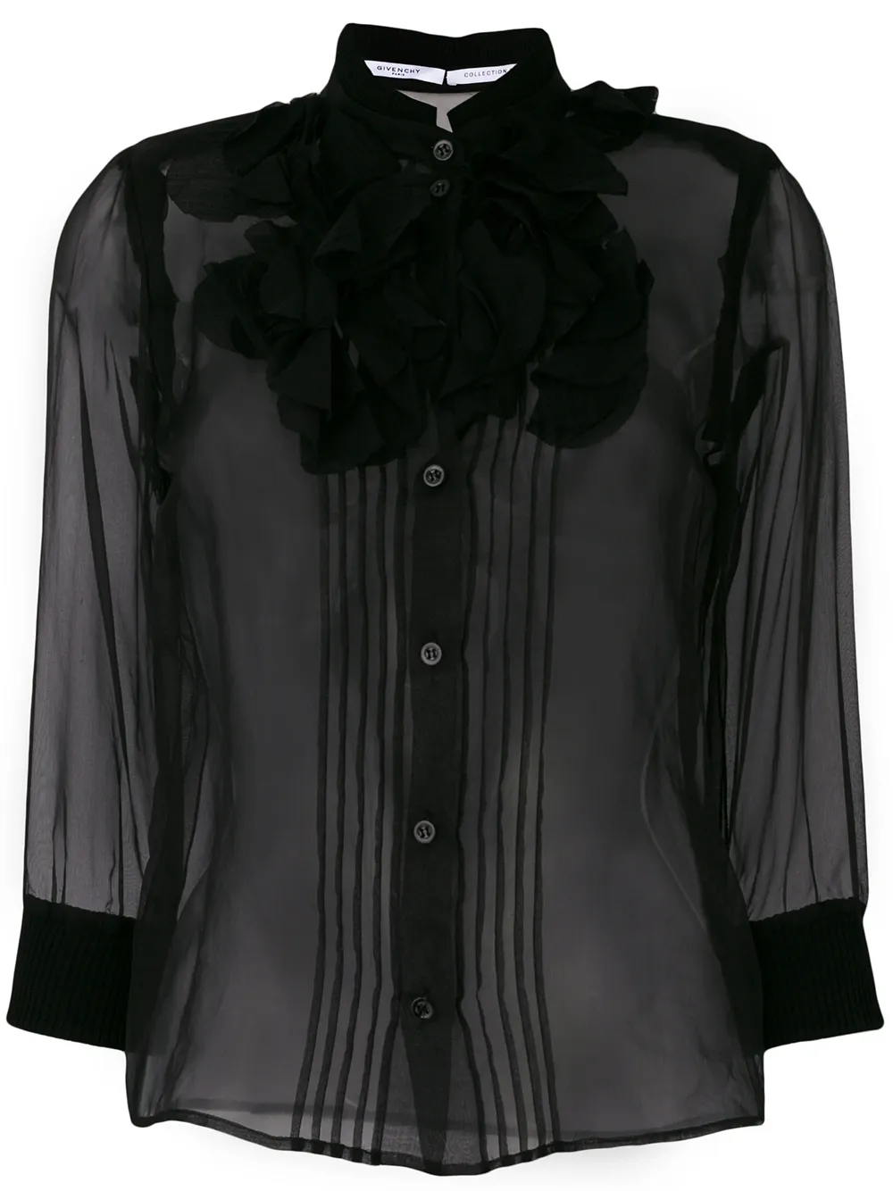 Givenchy Blusa trasparente - Nero